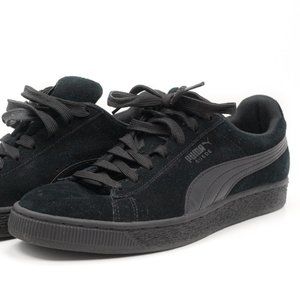 PUMA Mens Classic Black Suede LFS Casual Shoes Sneakers US 9.5 356328-01